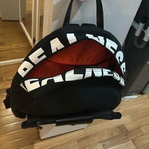 Longchamp Paris by Shane Oliver X Hiatus new black unisex backpack